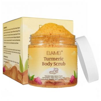 Scrub de Corp Premium cu Turmeric Elaimei, 250 g