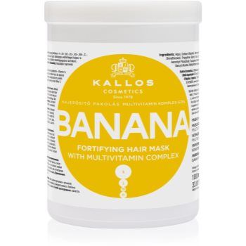 Kallos KJMN Professional Banana mască fortifiantă cu complex de multivitamine