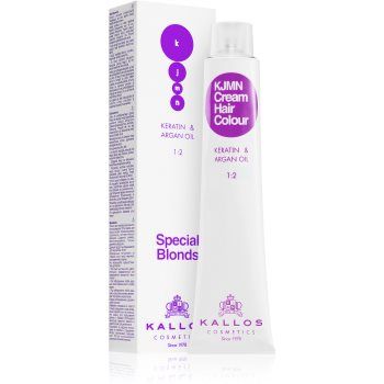 Kallos KJMN Professional Cream Hair Colour Keratin & Argan Oil culoare par