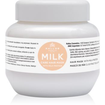 Kallos KJMN Professional Milk masca cu proteine din lapte