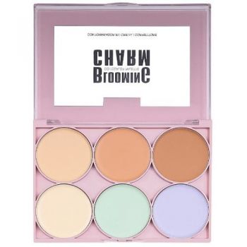 Paleta corector si anticearcan, Ushas, Blooming Charm Concealer, 6 culori, 03