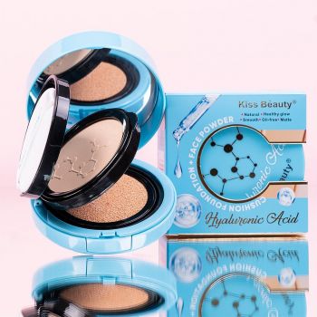 Fond de Ten Cushion Foundation & Pudra Fata Kiss Beauty, Hyaluronic Acid 01 ieftin