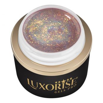 Gel UV Constructie Unghii RevoFlex LUXORISE 15ml, Glassy Galaxy