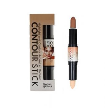 Kiss Beauty Contour Stick, Highlight & Contour Accent, Nuanta A