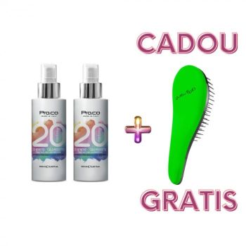 Set 3 produse RAINBOW DETANGLER ( 2 spray-uri tratament + 1 perie CADOU)