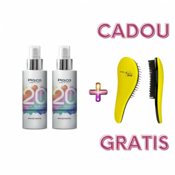 Set 3 produse RAINBOW DETANGLER ( 2 spray-uri tratament + 1 perie CADOU)