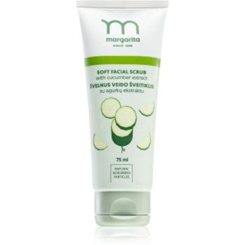 Margarita Facial Scrub demachiant cu efect de peenling