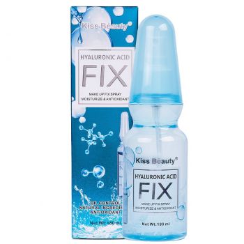 Spray Fixare Machiaj Hyaluronic Acid Fix Kiss Beauty, 180ml