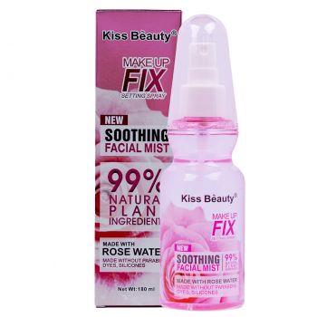 Spray Fixare Machiaj Shooting Facial Mist Rose Water Kiss Beauty, 180ml