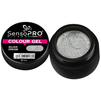 Gel UV Colorat Silver Dream 5ml, SensoPRO Milano la reducere