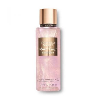 Spray de corp parfumat, Victoria's Secret, Velvet Petals Shimmer, Lush Blooms & Almond Glaze, 250 ml