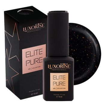 Oja Semipermanenta Hema Free LUXORISE ELITE PURE- Black Galaxy, 15ml