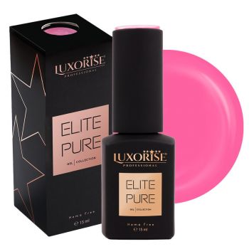 Oja Semipermanenta Hema Free LUXORISE ELITE PURE- Fluorescent Pink, 15ml