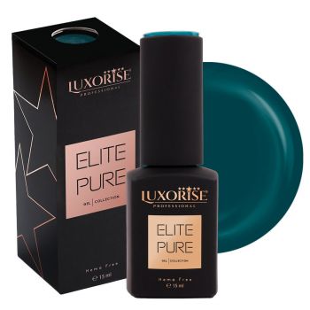 Oja Semipermanenta Hema Free LUXORISE ELITE PURE- Twilight Teal, 15ml