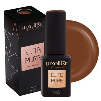 Oja Semipermanenta Hema Free LUXORISE ELITE PURE- Velvety Cocoa, 15ml