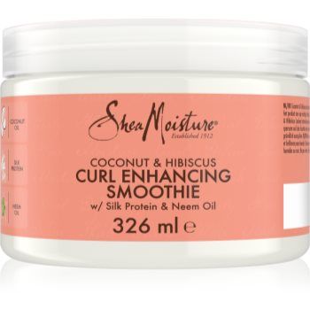 Shea Moisture Coconut & Hibiscus crema leave-in pentru păr creț