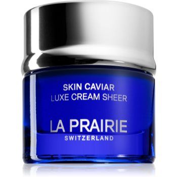 La Prairie Skin Caviar Luxe Cream Sheer cremă de lux pentru fermitate cu efect de nutritiv