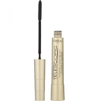 Mascara Volum si Alungire, Loreal, Telescopic, Negru, 8 ml