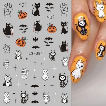 Sticker Decor Unghii Halloween LS-J84 - PRO53 - EVERIN