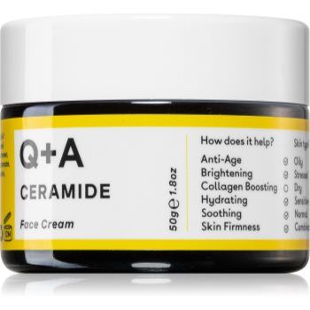 Q+A Ceramide cremă facială revitalizantă cu ceramide