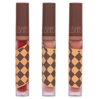 Set 3 Rujuri Matte Lip Gloss Ushas ieftin