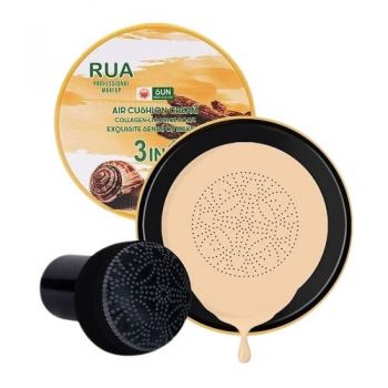 Fond de ten, Air Cushion CC Cream, RUA, Collagen & Radacina de Lemn Dulce, 02 Natural Skin, 15 g ieftin