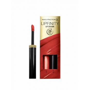 Ruj de buze rezistent la transfer Max Factor Lipfinity 120 Hot