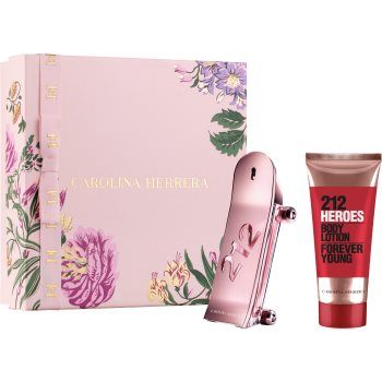 Carolina Herrera 212 Heroes for Her set cadou pentru femei la reducere