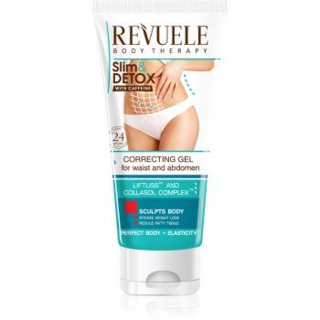 Revuele Slim & Detox With Caffeine gel pentru slăbire pentru abdomen și șolduri