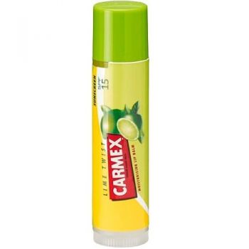 Balsam Stick Hidratant pentru Buze, Carmex, cu SPF15 si Lime, 4.25 g