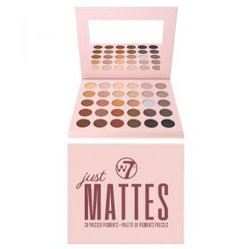 Paleta 30 Farduri Mate, W7, Just Mattes, Vegan, 27 g