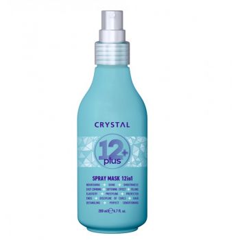 Spray masca multifunctionala cu protectie termica pentru par 12 in 1 Crystal, 200 ml