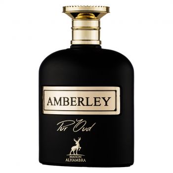 Apa de Parfum Amberley Pur Oud, Maison Alhambra, Unisex - 100ml