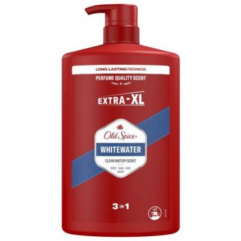 Gel de Dus pentru Barbati - Old Spice Whitewater Body - Hair - Face Wash 3in1, 1000 ml