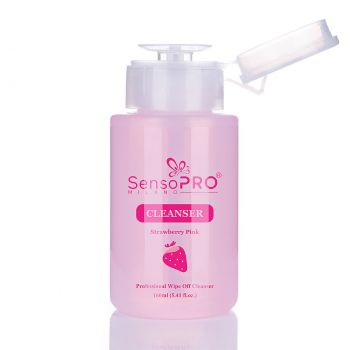 Cleanser unghii SensoPRO Milano Strawberry Cleaner - Degresant, 160 ml