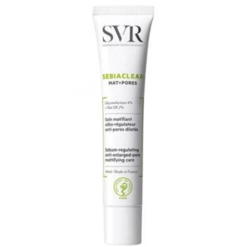 Crema hidratanta matifianta impotriva porilor dilatati, Svr Sebiaclear, 40 ml