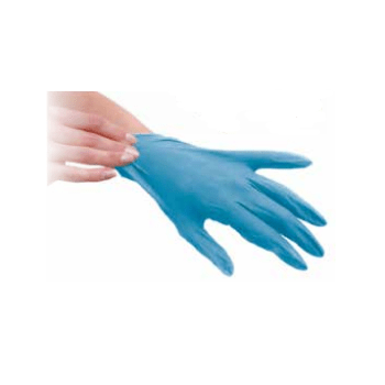 Manusi de unica folosinta Terzi Industrie Black Nitrile Gloves L 100buc