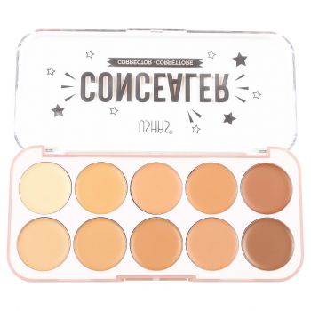 Paleta Concealer & Contouring 10 culori Ushas #A