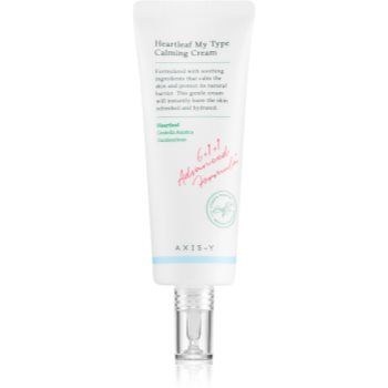 AXIS-Y 6+1+1 Advanced Formula Heartleaf My Type Calming Cream gel crema deschisa pentru a calma si intari pielea sensibila