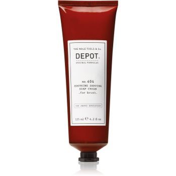 DEPOT 400 SHAVE SPECIFICS O. 404 SOOTHING SHAVING SOAP CREAM .for brush. crema calmanta pentru ras