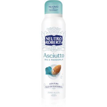 Neutro Roberts Iris e Mandorla deodorant spray cu o eficienta de 48 h