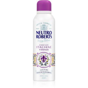 Neutro Roberts Italiane Firenze deodorant spray cu o eficienta de 48 h