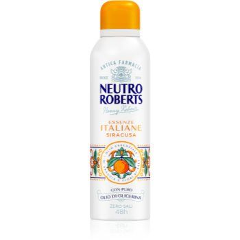 Neutro Roberts Italiane Siracusa deodorant spray cu o eficienta de 48 h