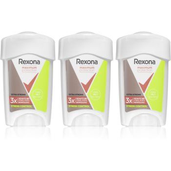 Rexona Maximum Protection Stress Control crema antiperspirantă pentru a reduce transpirația ambalaj economic