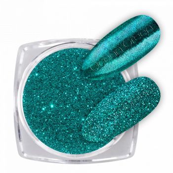 Glitter Ocean Green