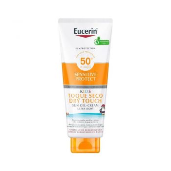 Crema gel cu protectie solara pentru copii SPF 50+ Sun Protection Eucerin, 400 ml