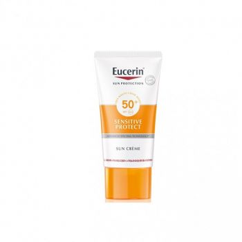 Crema protectoare pentru tenul sensibil SPF 50+ sun Eucerin, 50 ml