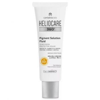 Fluid de protectie solara impotriva hiperpigmentării Heliocare Pigment Solution SPF50+ Cantabria Labs, 50 ml