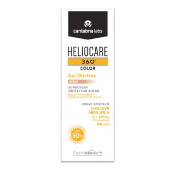 Gel pentru protectie solara cu SPF 50+ Cantabria Labs Heliocare 360 Color, 50 ml (Culoare produse: Beige )