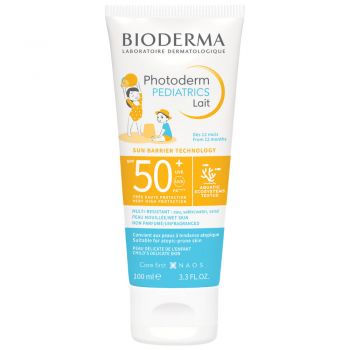 Lapte cu protectie solara SPF 50+ pentru copii Photoderm Pediatrics Bioderma, 100 ml